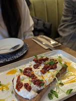 Stracciatella on Toast